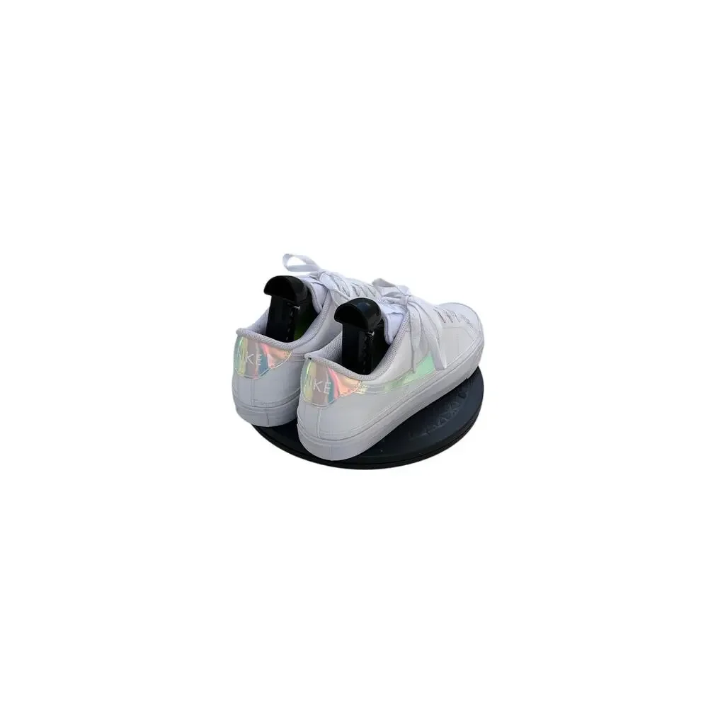 Nike Court Legacy Next Nature Sneakers Shoes White Iridescent Swoosh Size 9 - Picture 3 of 6